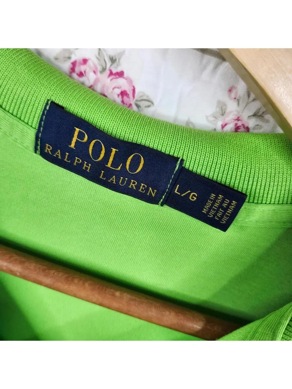 Polo Ralph Lauren Classic Green Men's Polo Shirt Size L